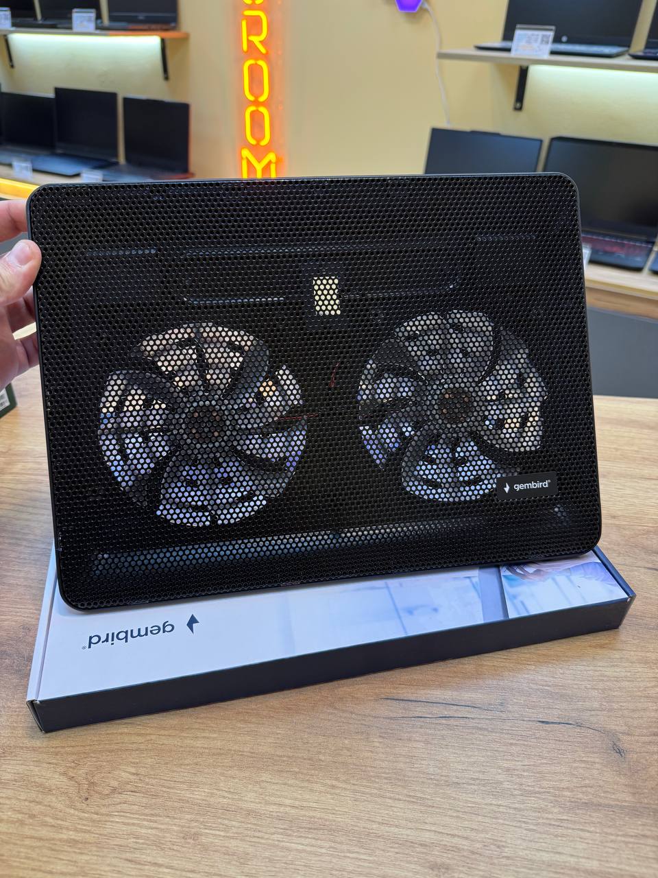 Охолоджуюча підставка Gembird 15.6" USB, 2 вентилятори - Зображення 5