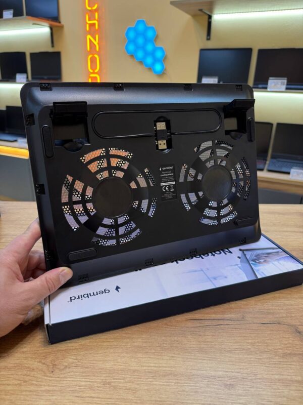 Охолоджуюча підставка Gembird 15.6" USB, 2 вентилятори