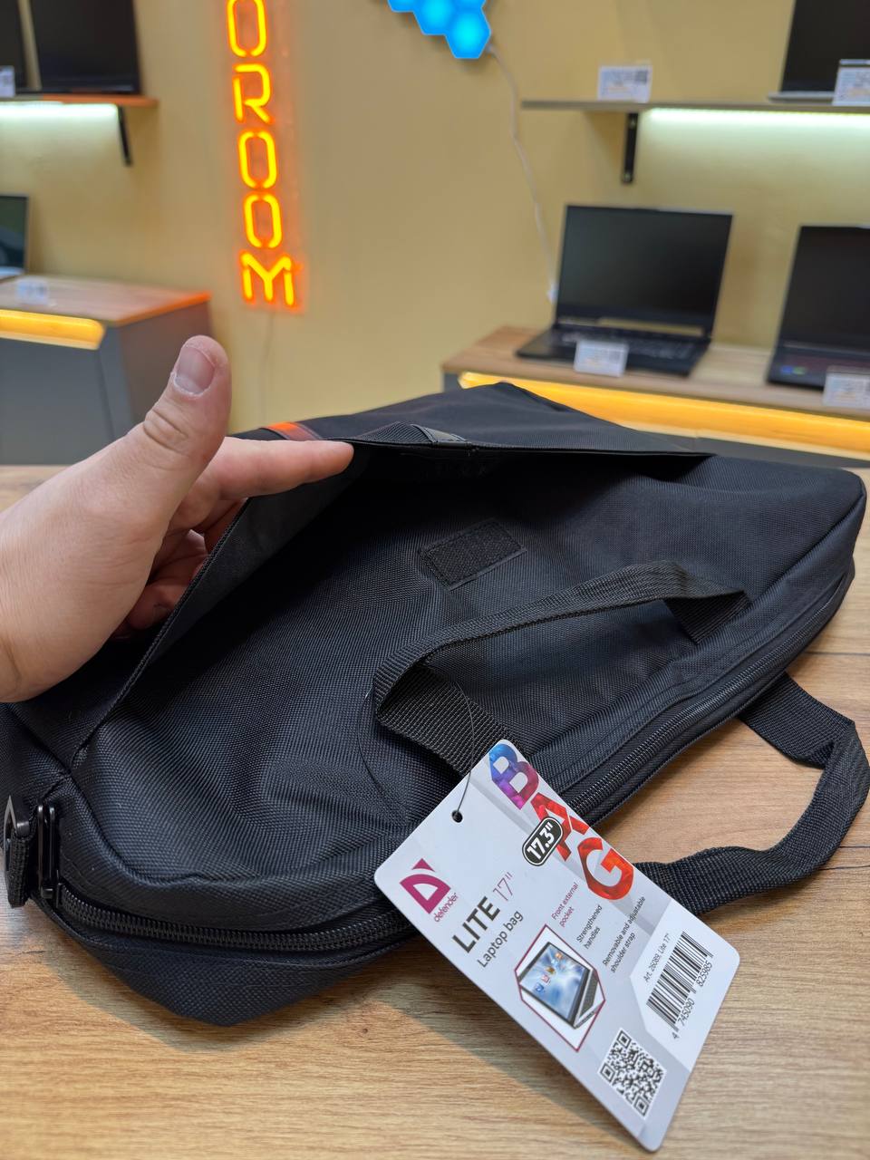 Сумка для ноутбука Defender Lite 15.6" Black - Зображення 5