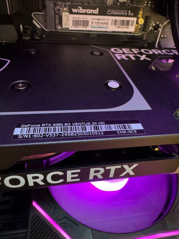 ПК "Strong Qube" / Ryzen 5 8400F / RTX5060 / 32GB DDR5 (ТР)