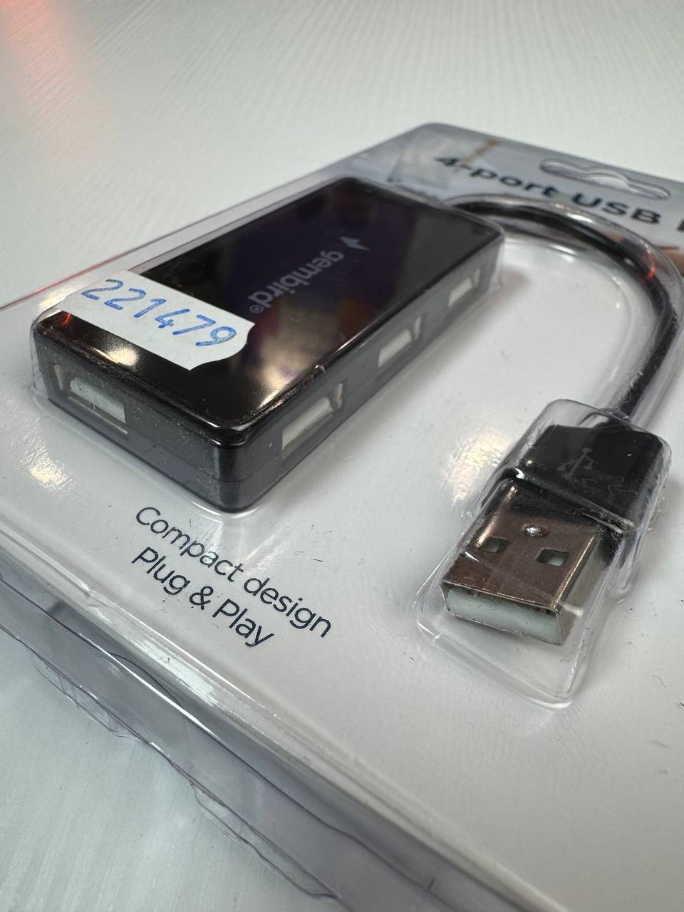 Хаб USB Gembird UHB-U2P4-04 - Зображення 2